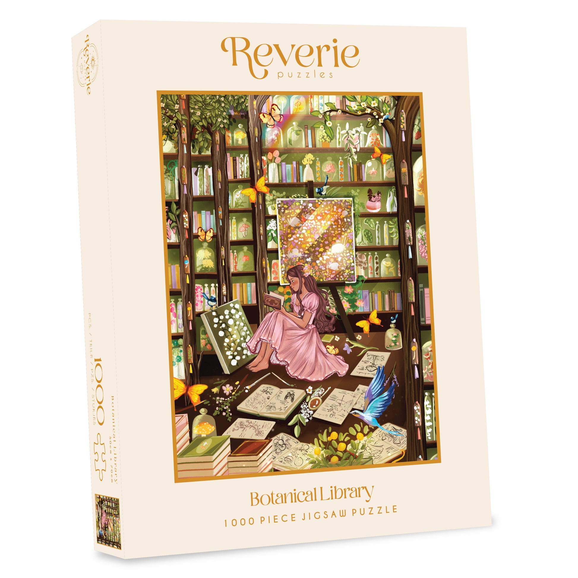 Reverie — Botanical Library 1000 Piece Puzzle