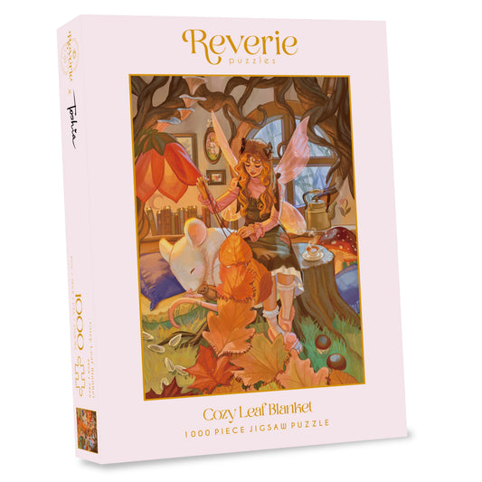 Reverie — Cozy Leaf Blanket 1000 Piece Puzzle